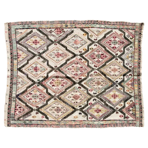 Midnight Blossom Wool Carpet